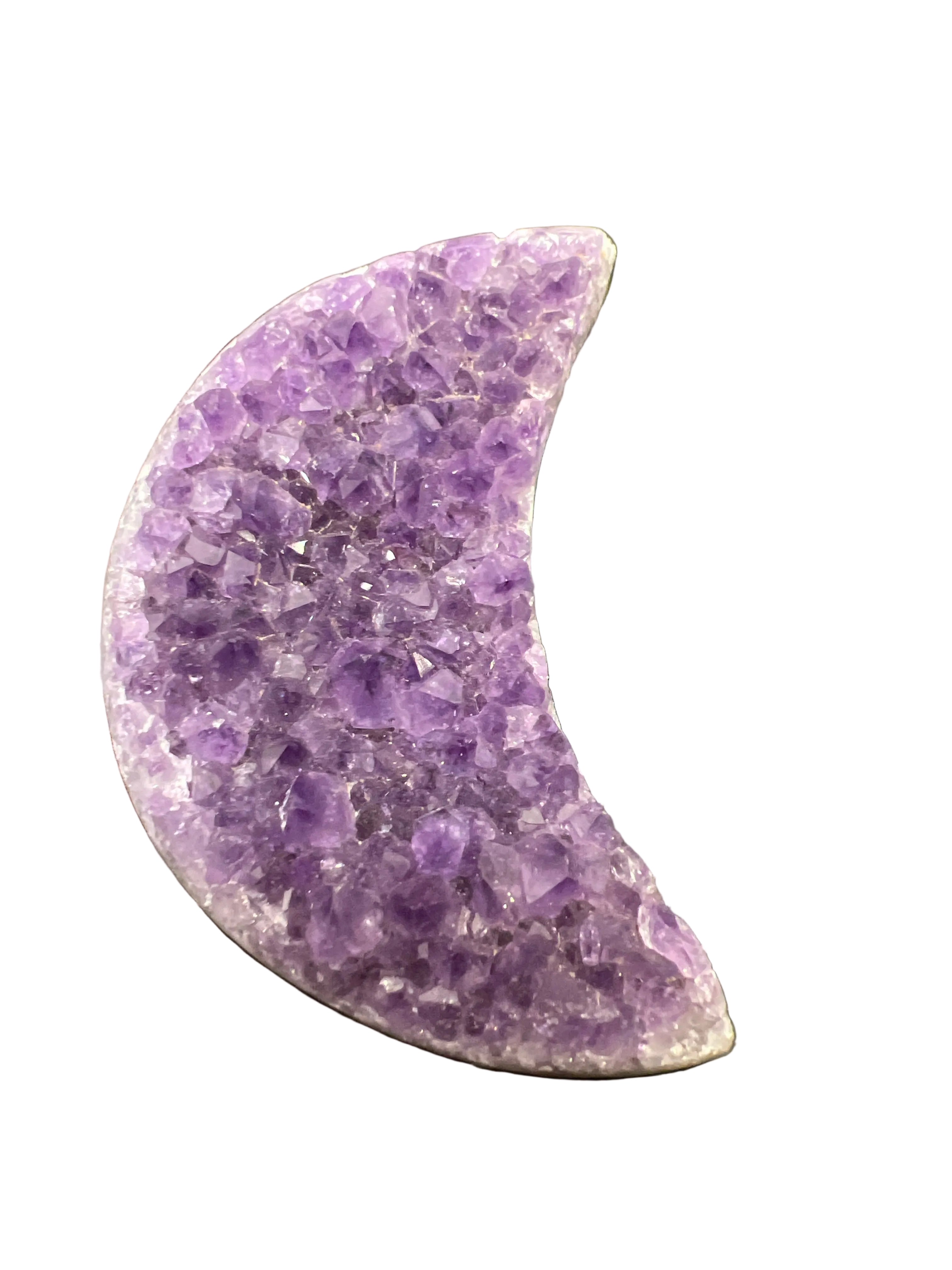 Amethyst Half Moon Cluster