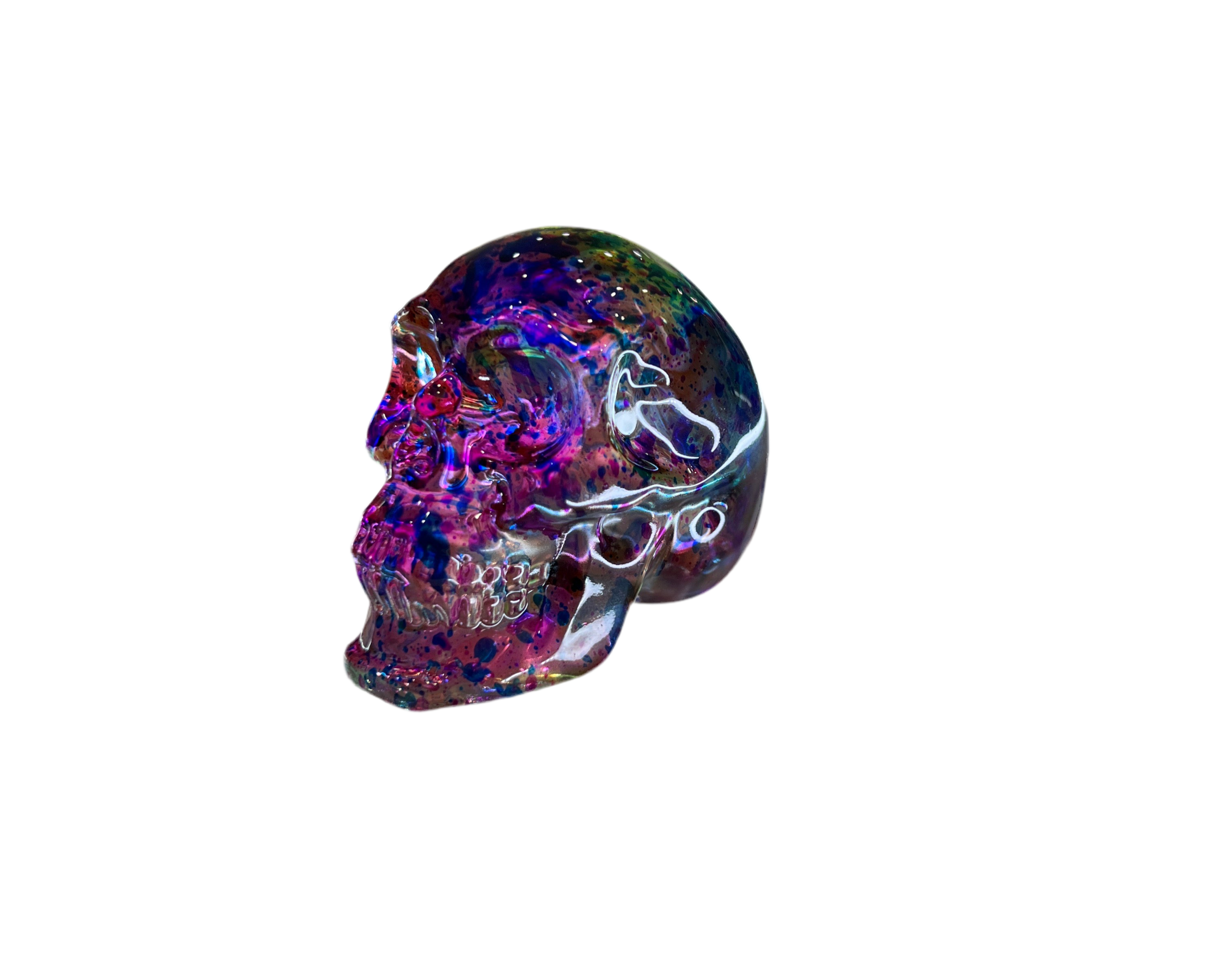 Glass Colored Skulls