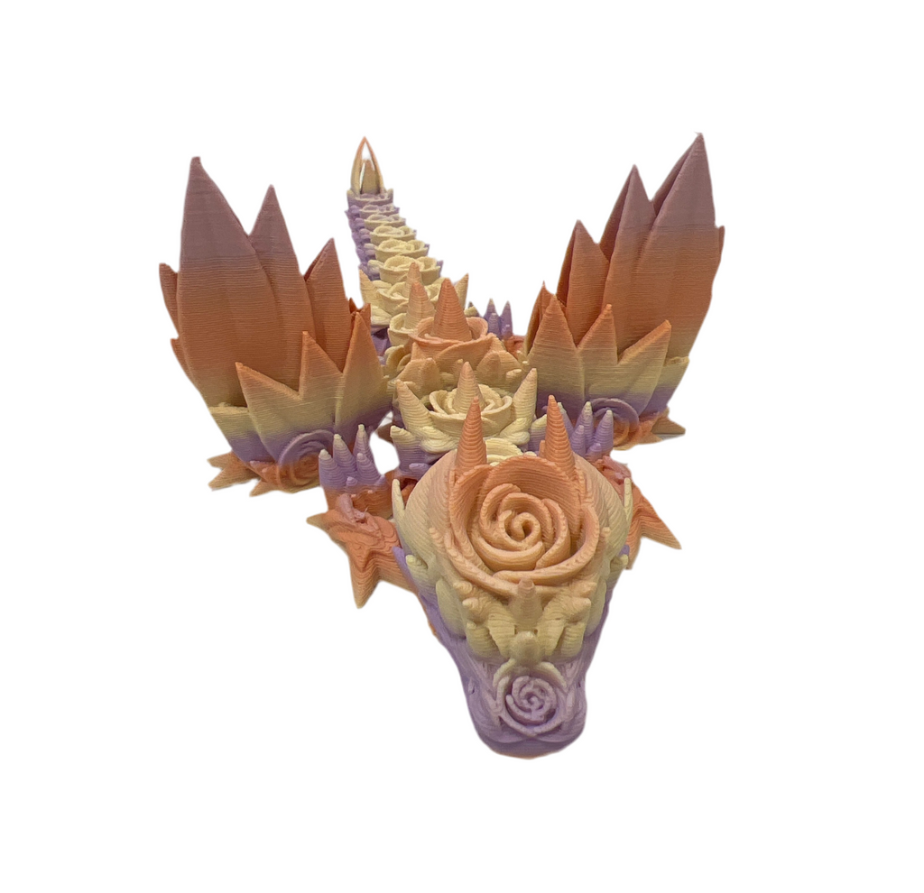 Baby Rose Winged Dragons