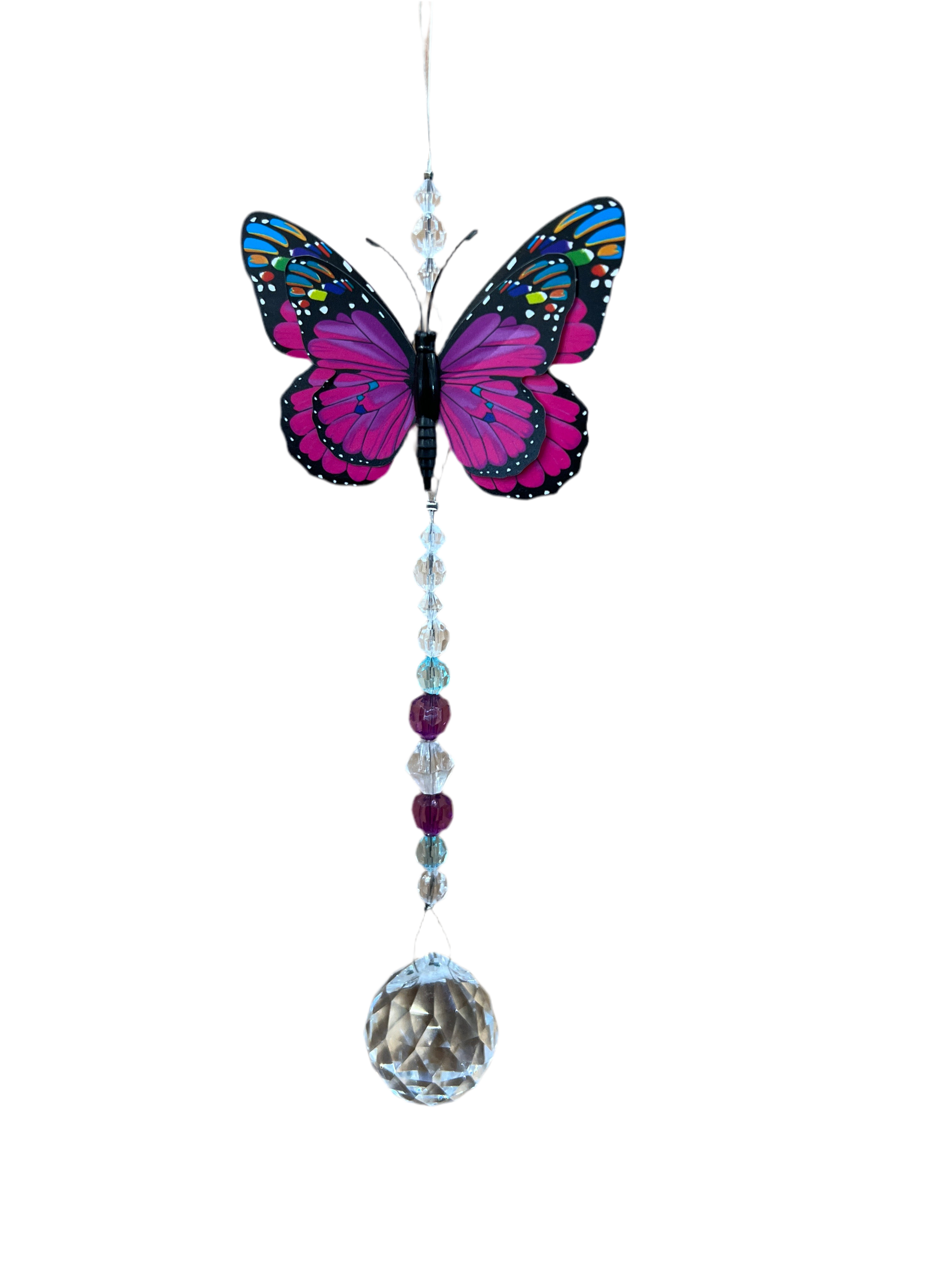 Butterfly Suncatcher - Pink