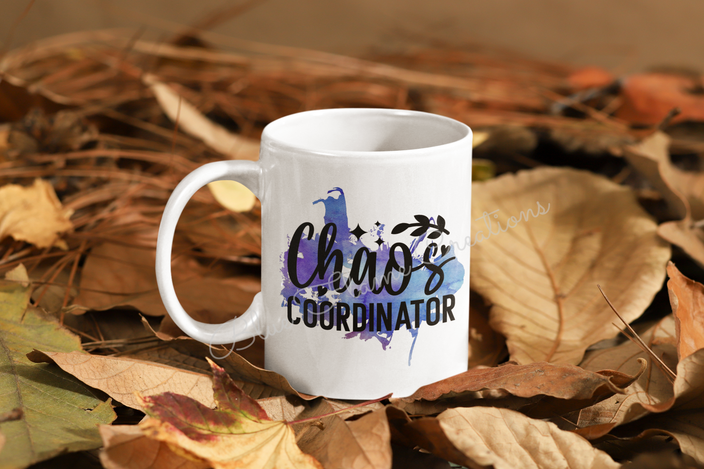 "Chaos Coordinator" Mug (Purple/Blue)