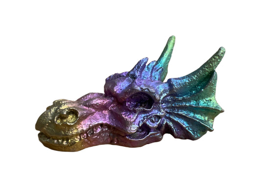 Bismuth Dragon Head Carving