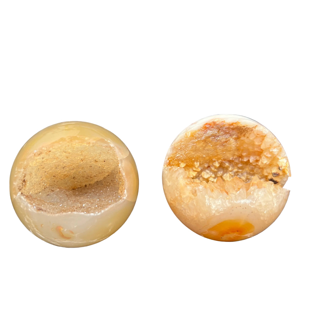 Druzy Carnelian Spheres
