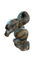 Caribbean Calcite Dragon Carving
