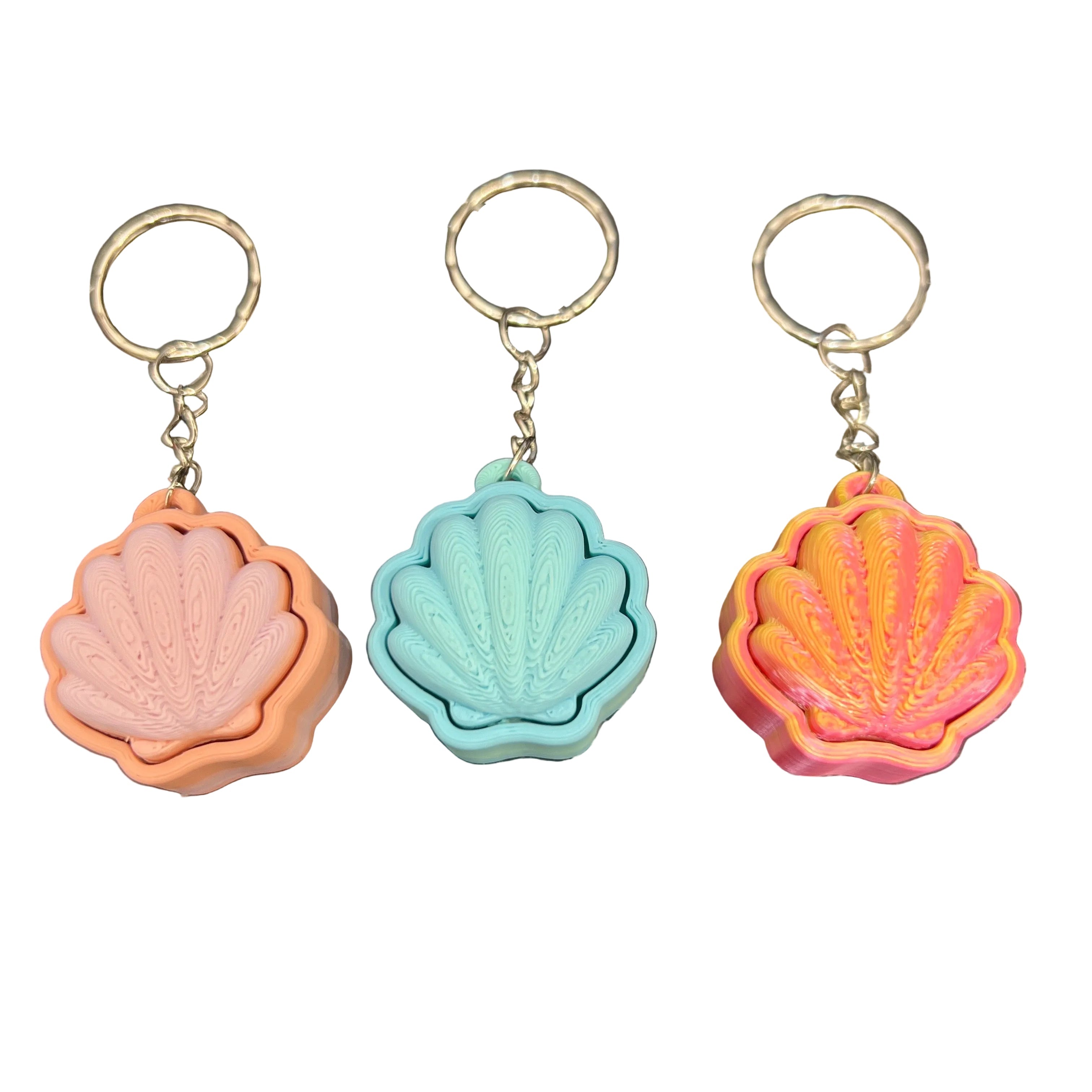 Shell Clicker Keychains