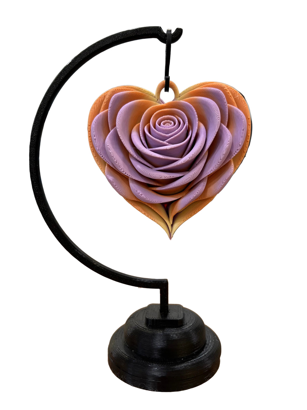 Heart Rose with Stand