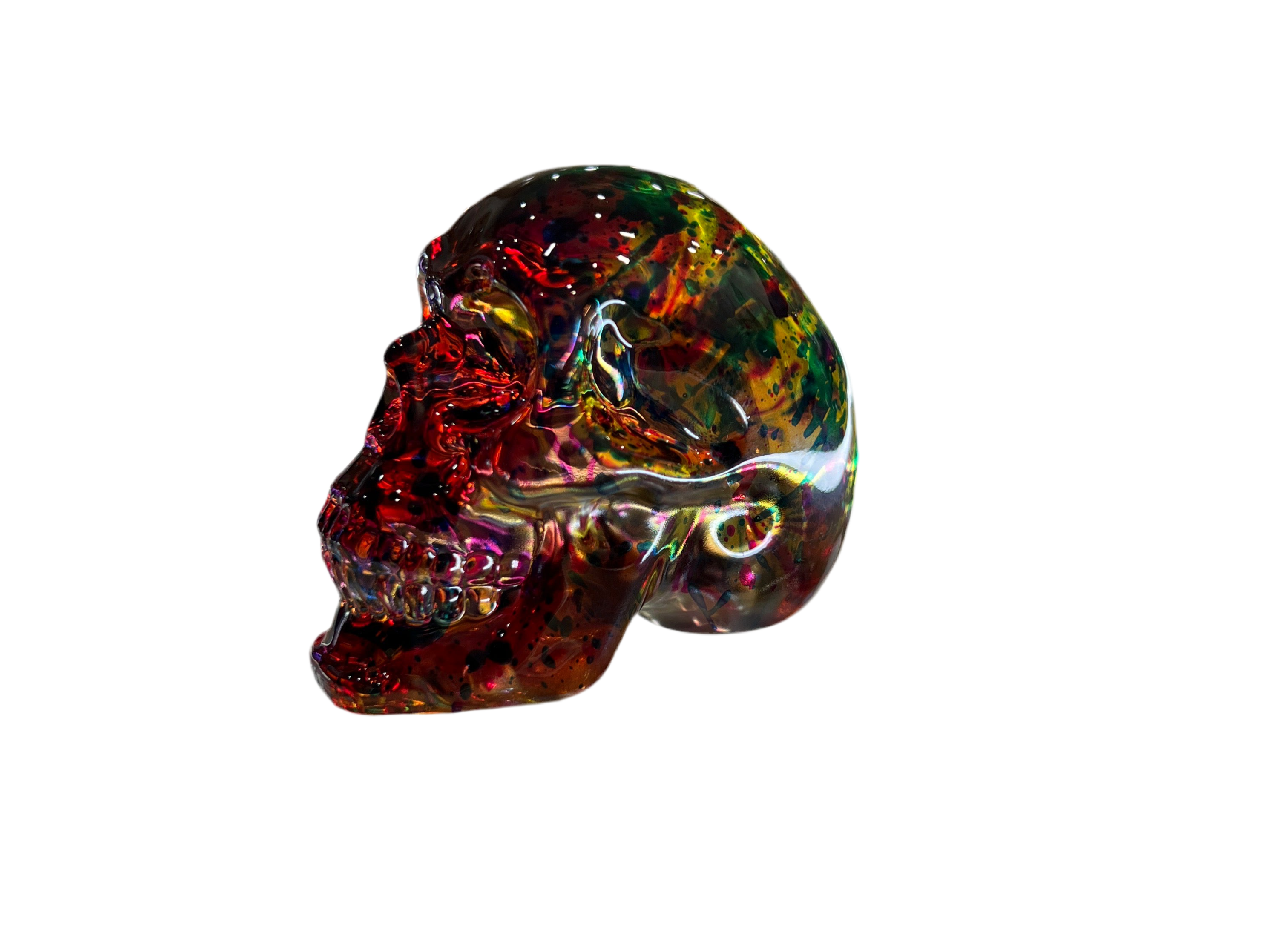 Glass Colored Skulls