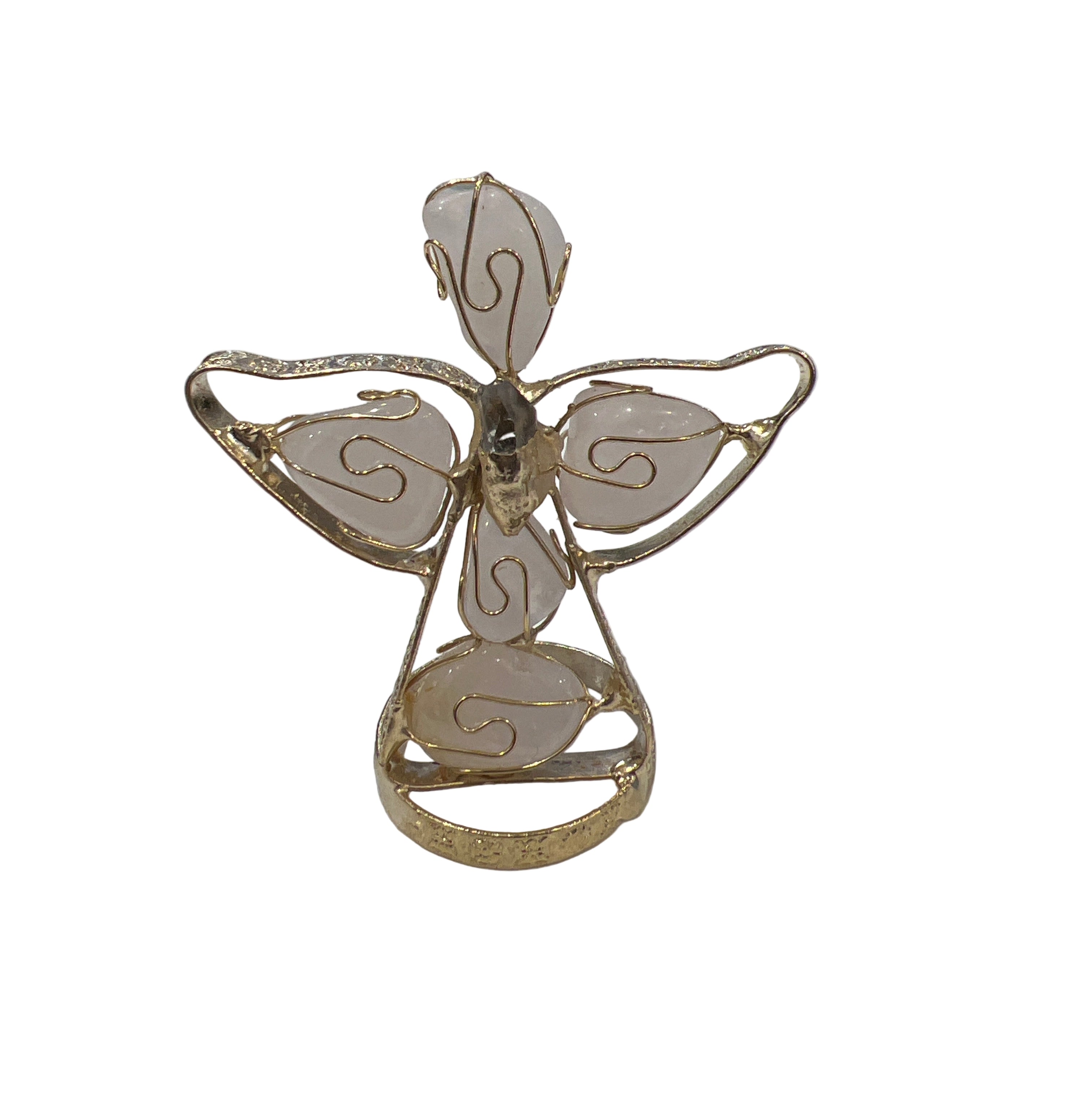 Rose Quartz Angel Figurine