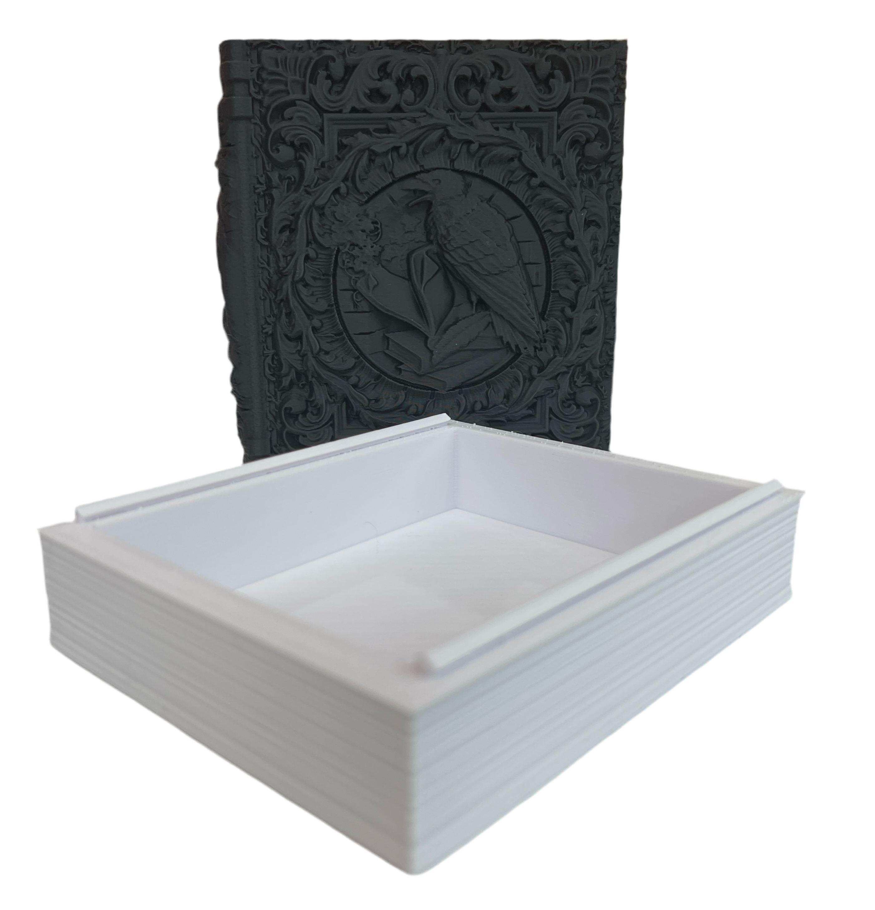 Raven Tome Card Dice Tray Book