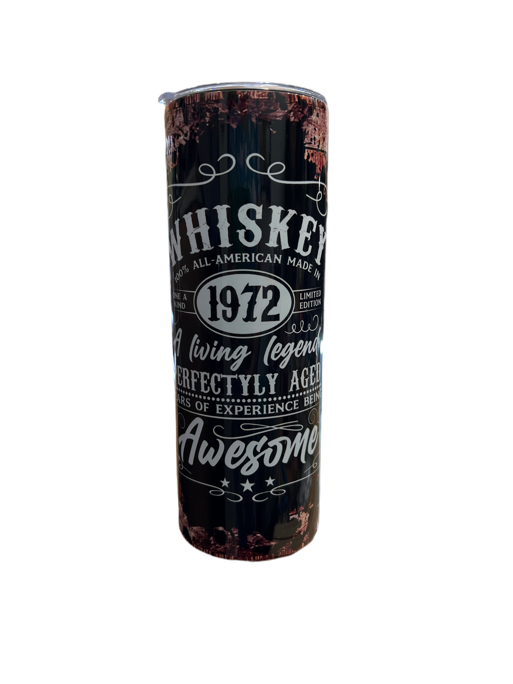 "Whiskey 1972" Skinny Tumbler