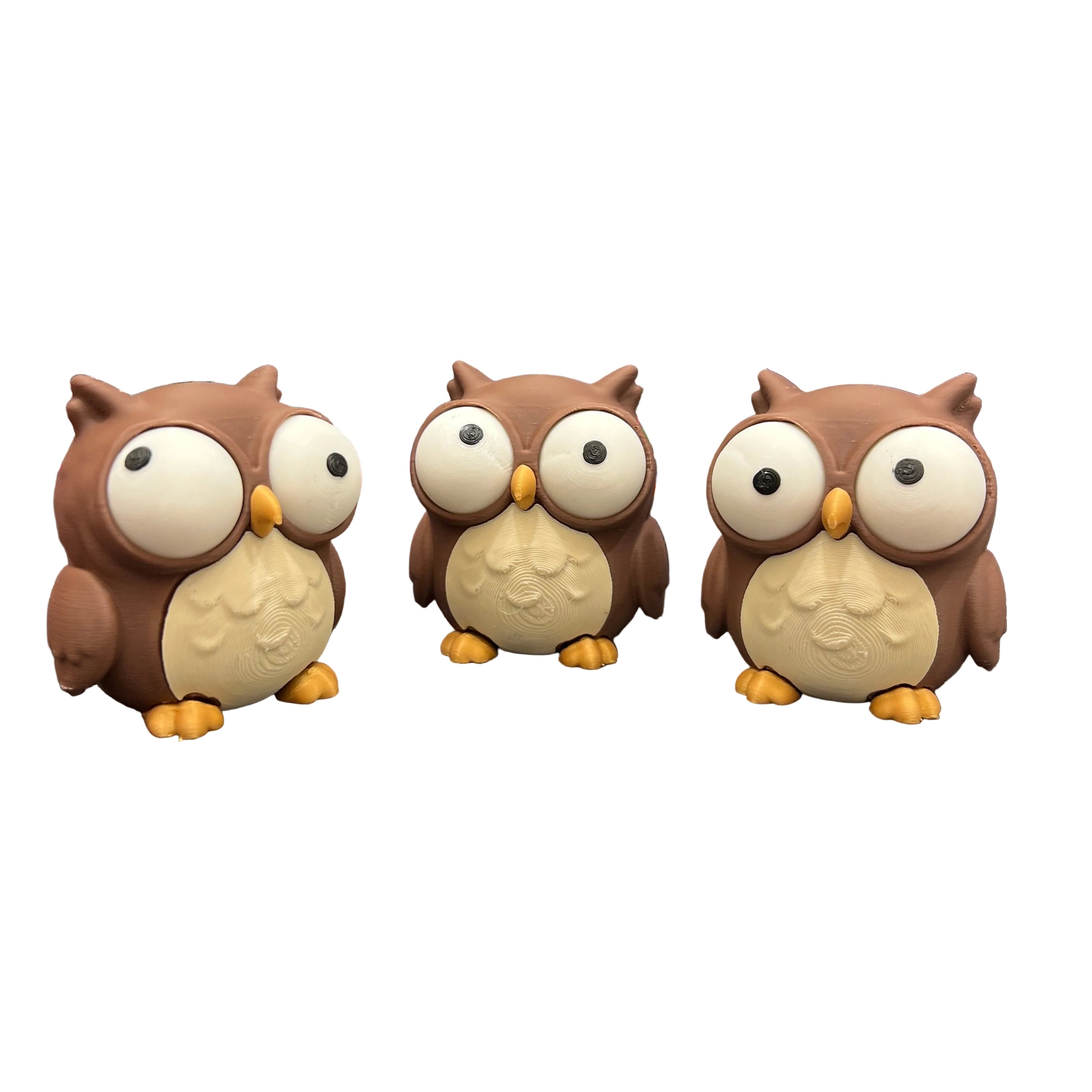 Goofy Eye Owls