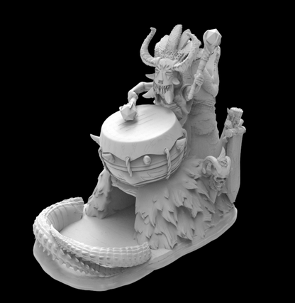 Witch Doctor Dice Tower (Grey)