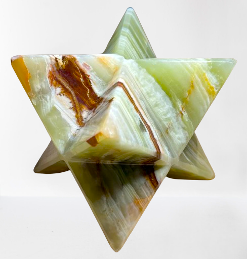 Green Onyx Merkaba