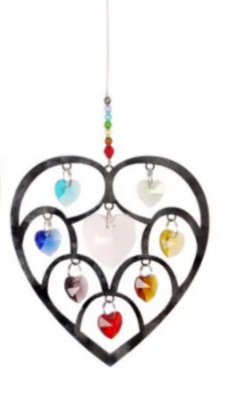 Chakra Heart Suncatcher