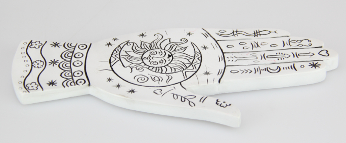 Palmistry Burner - White