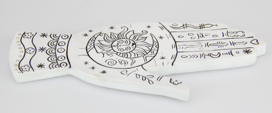 Palmistry Burner - White