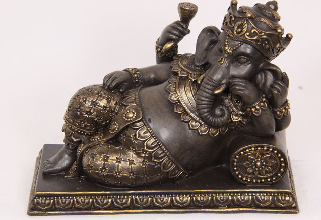 Ganesh Elephant Resting on Cushion