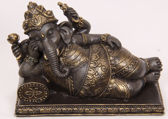 Ganesh Elephant Resting on Cushion
