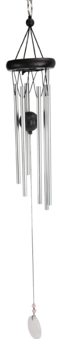 Rose Quartz Oval Wind Chime