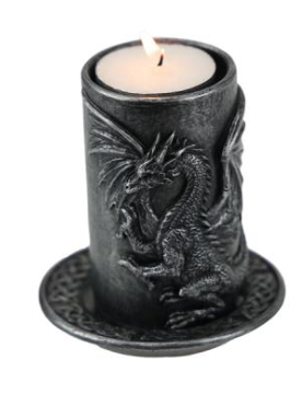 Dragon Candle Holder with Plate