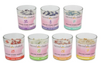 Sacred Chakra Fragrant Candles with Gemstones