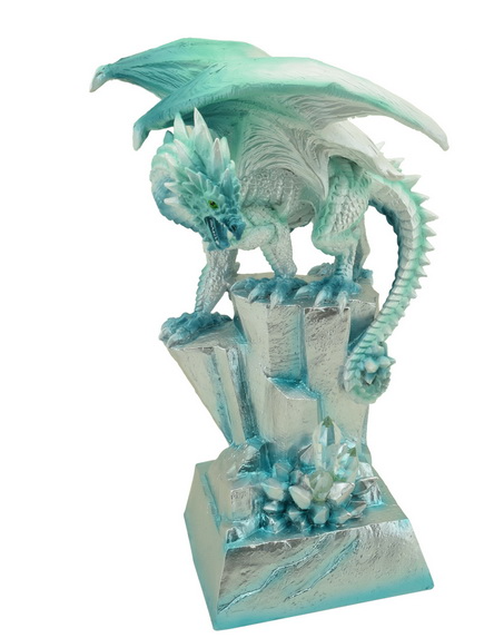 Guardian Ice Dragon with Light Up Crystal Lair