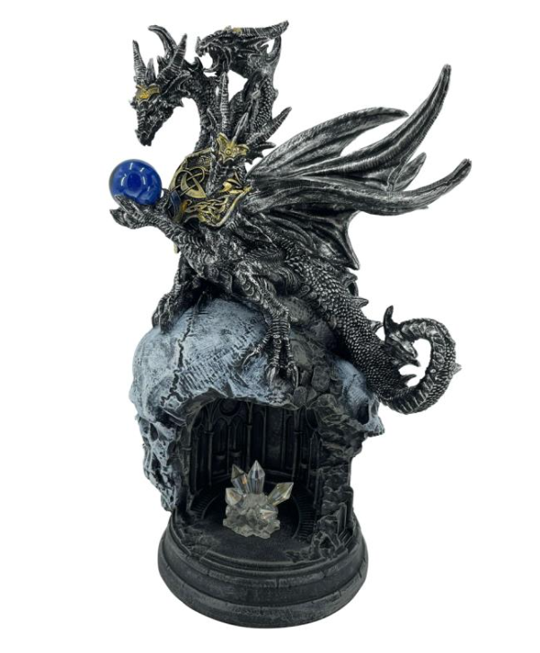 3 Headed Hydra Dragon on Skull Lair