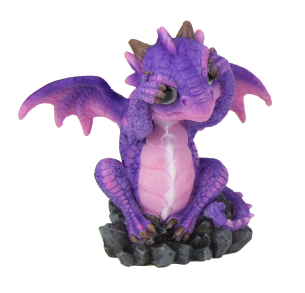 Wise Dragon on Black Gem