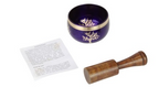 Tree of Life Brass Purple Tibetan Singing Bowl