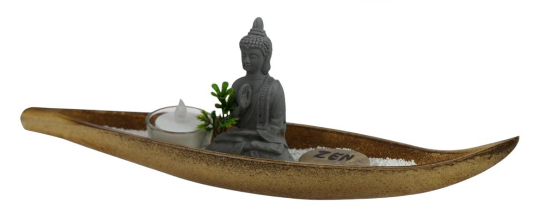 Zen Garden with Buddha
