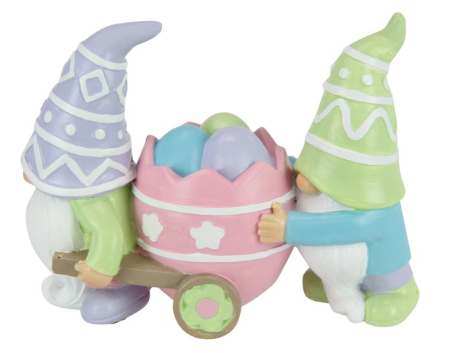Gnomes Wheeling Eggs