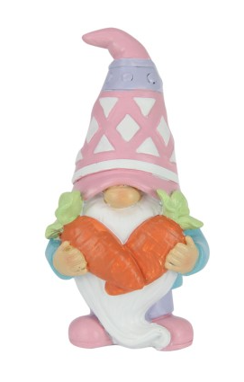 Gnome Holding Easter Goodies