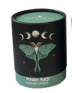 Candle with Moth Moon Phase