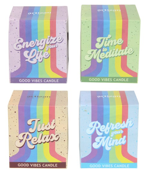 Good Vibes Glass Candles
