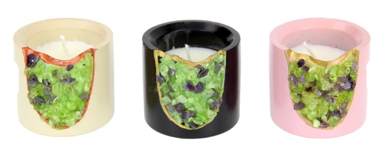 Geode Crystal Candles
