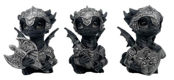 Baby Dragon Knight with Armour