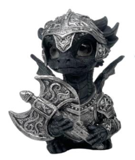 Baby Dragon Knight with Armour