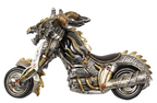 Skull Hell Rider Steampunk Biker
