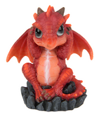 Wise Dragon on Black Gem