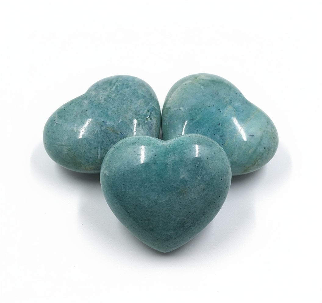 Amazonite Hearts