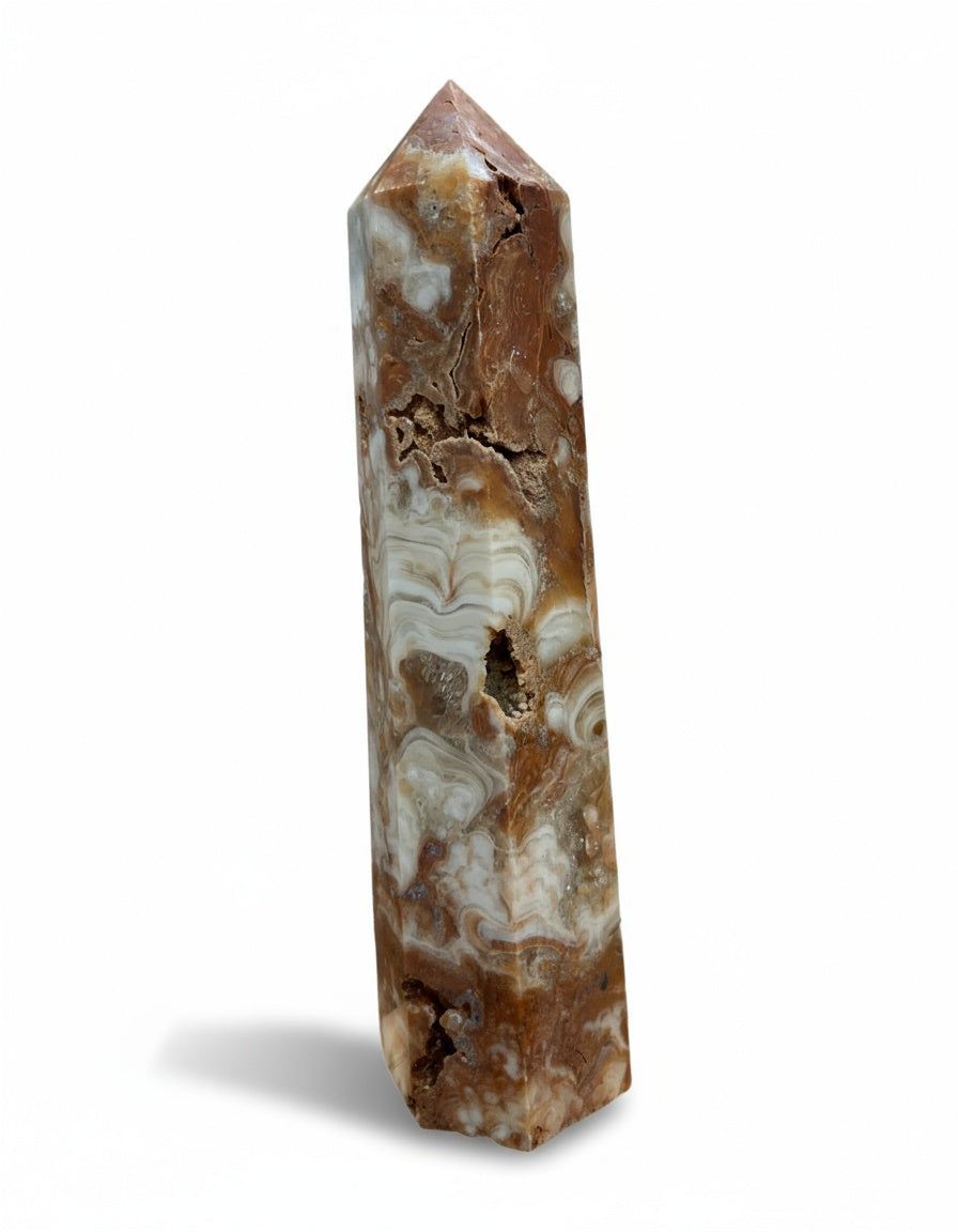 Amber Calcite Tower