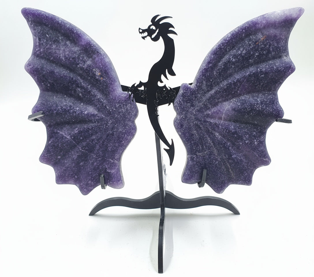 Lepidolite Dragon Wings