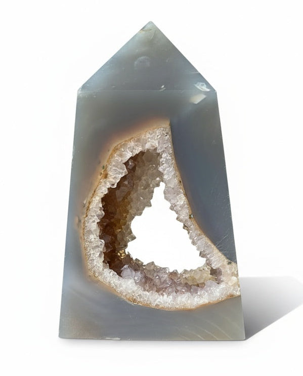 Amethyst Druzy Agate Freeform