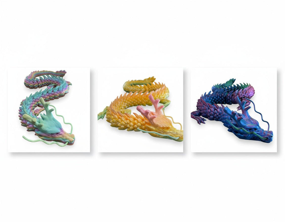 Mustache Dragons - X Large