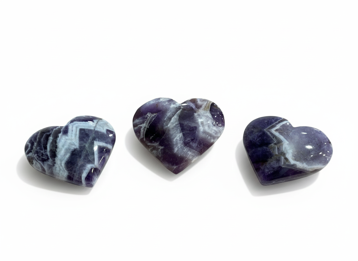Dream Amethyst Hearts