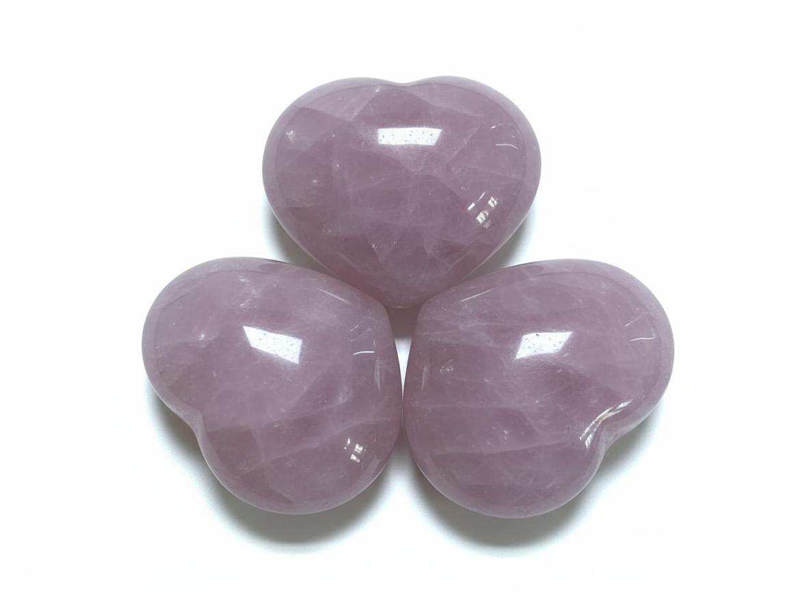 Rose Quartz Hearts