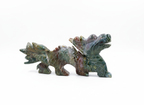 Ocean Jasper Dragon Carving