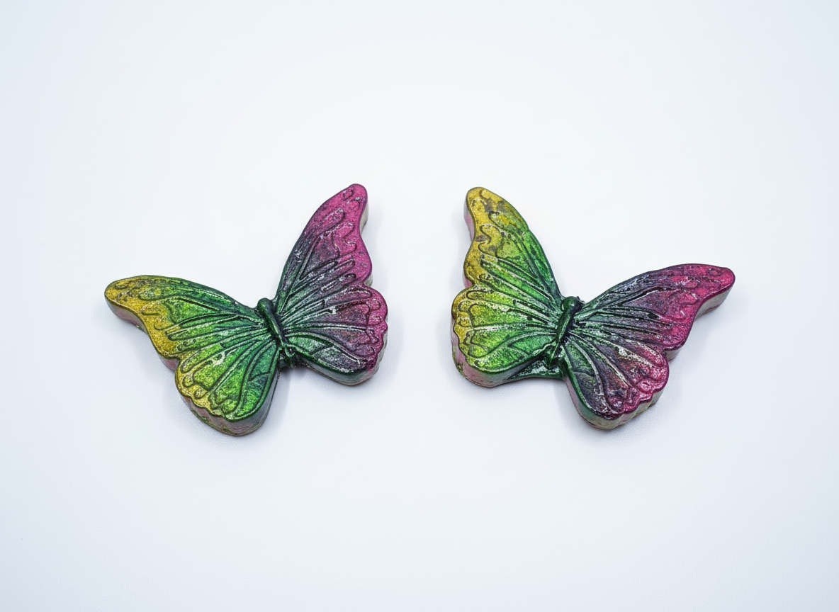 Bismuth Butterfly Carvings