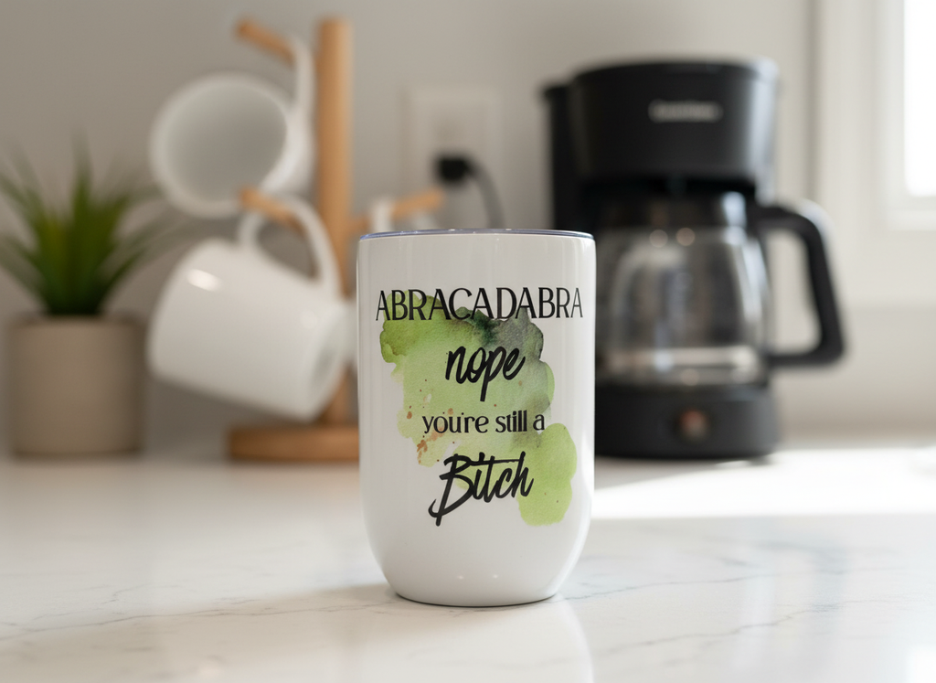 "Abracadabra" Wine Tumbler