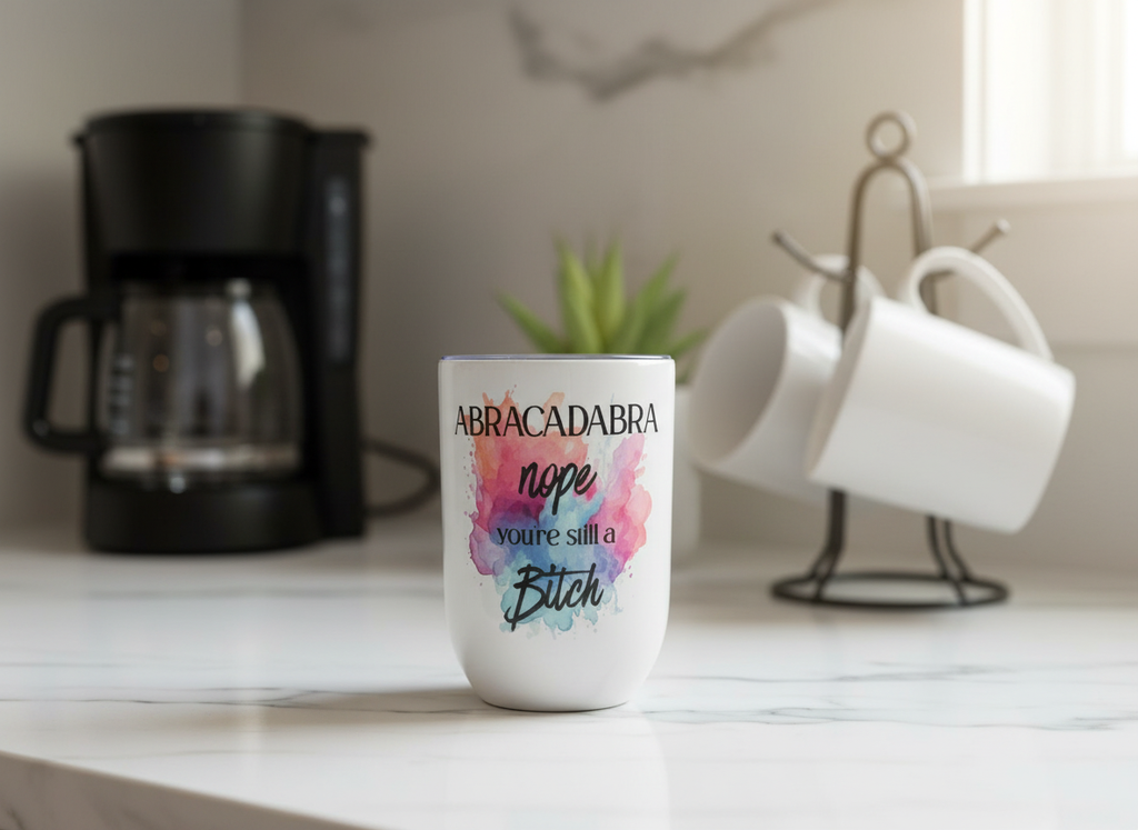 "Abracadabra" Wine Tumbler